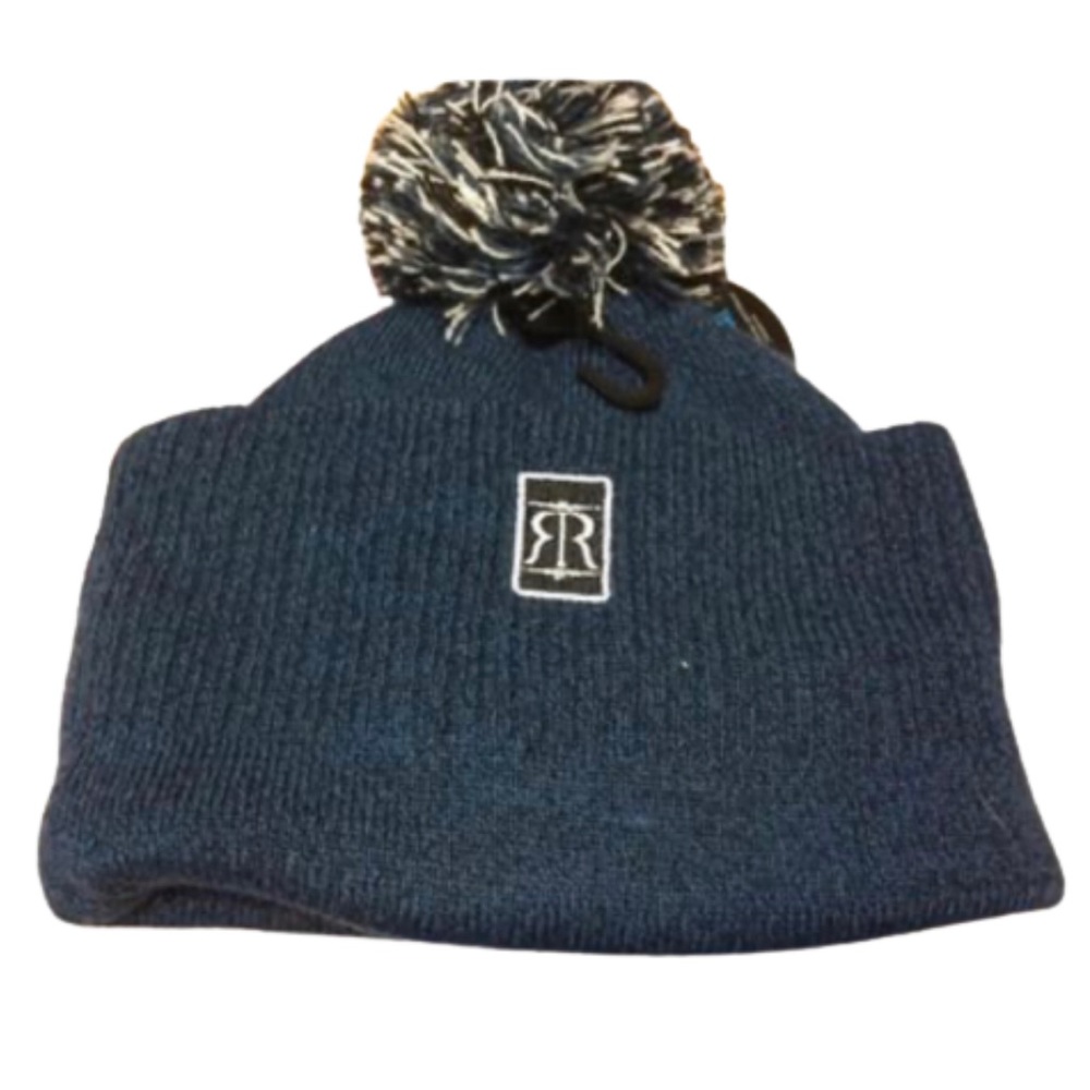 Winter Hat Original Pom Pom Beanie Hat Adults & Kids Bobble Embroidery Cap - Picture 6 of 6